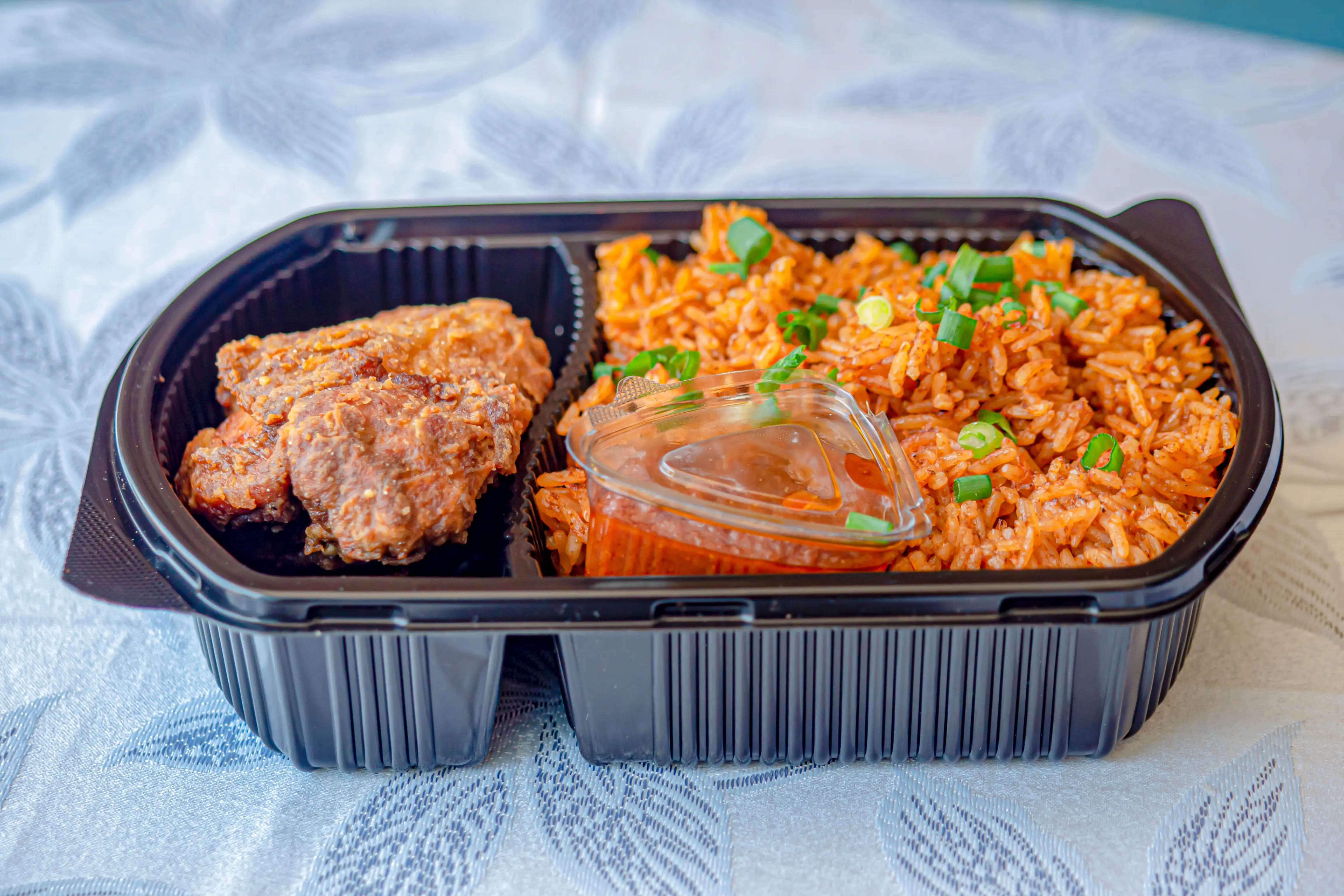 Jollof with Chicken catering package — Diamonds & Pearls Catering Accra