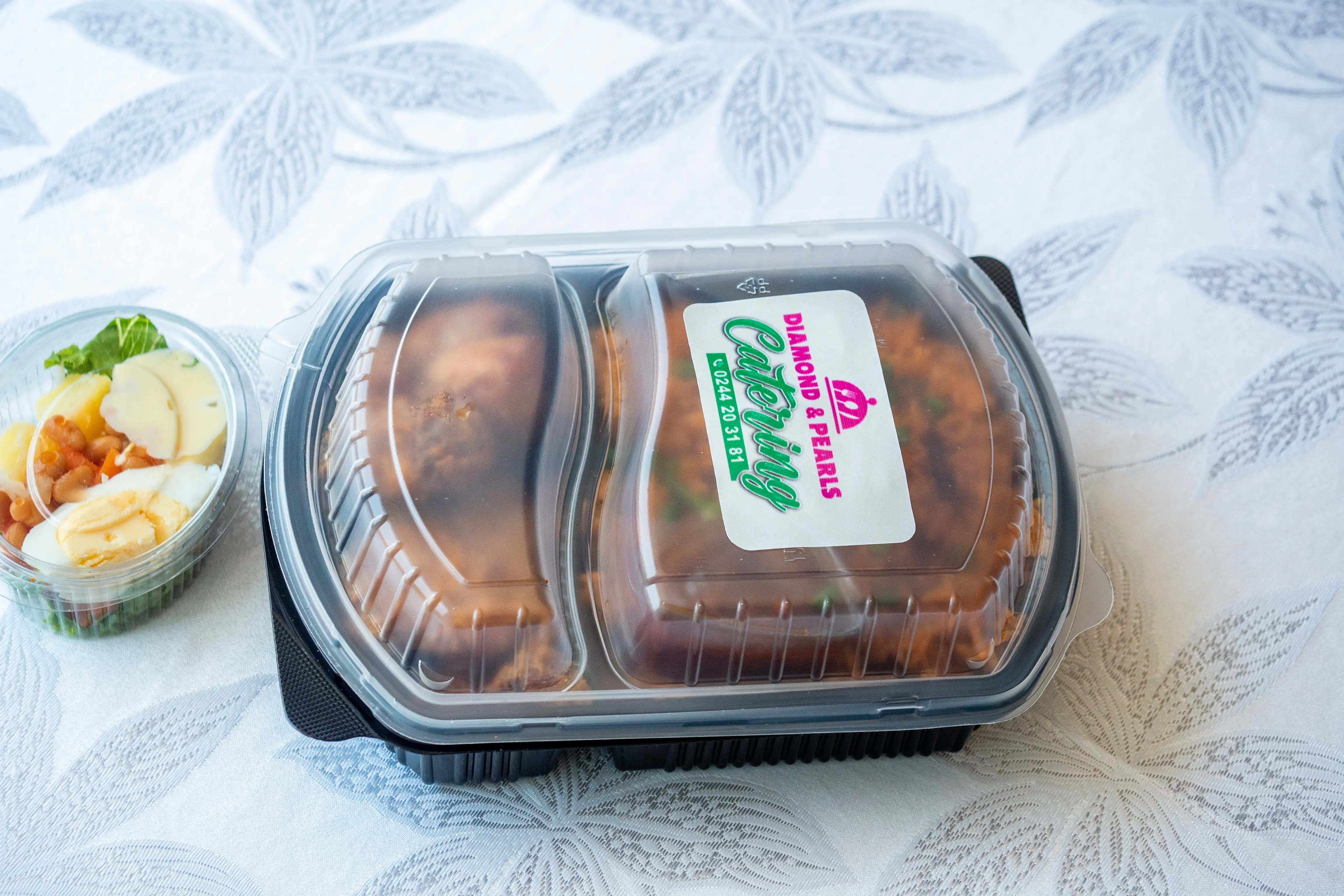 Special Friday Waakye Fully Loaded  catering package — Diamonds & Pearls Catering Accra